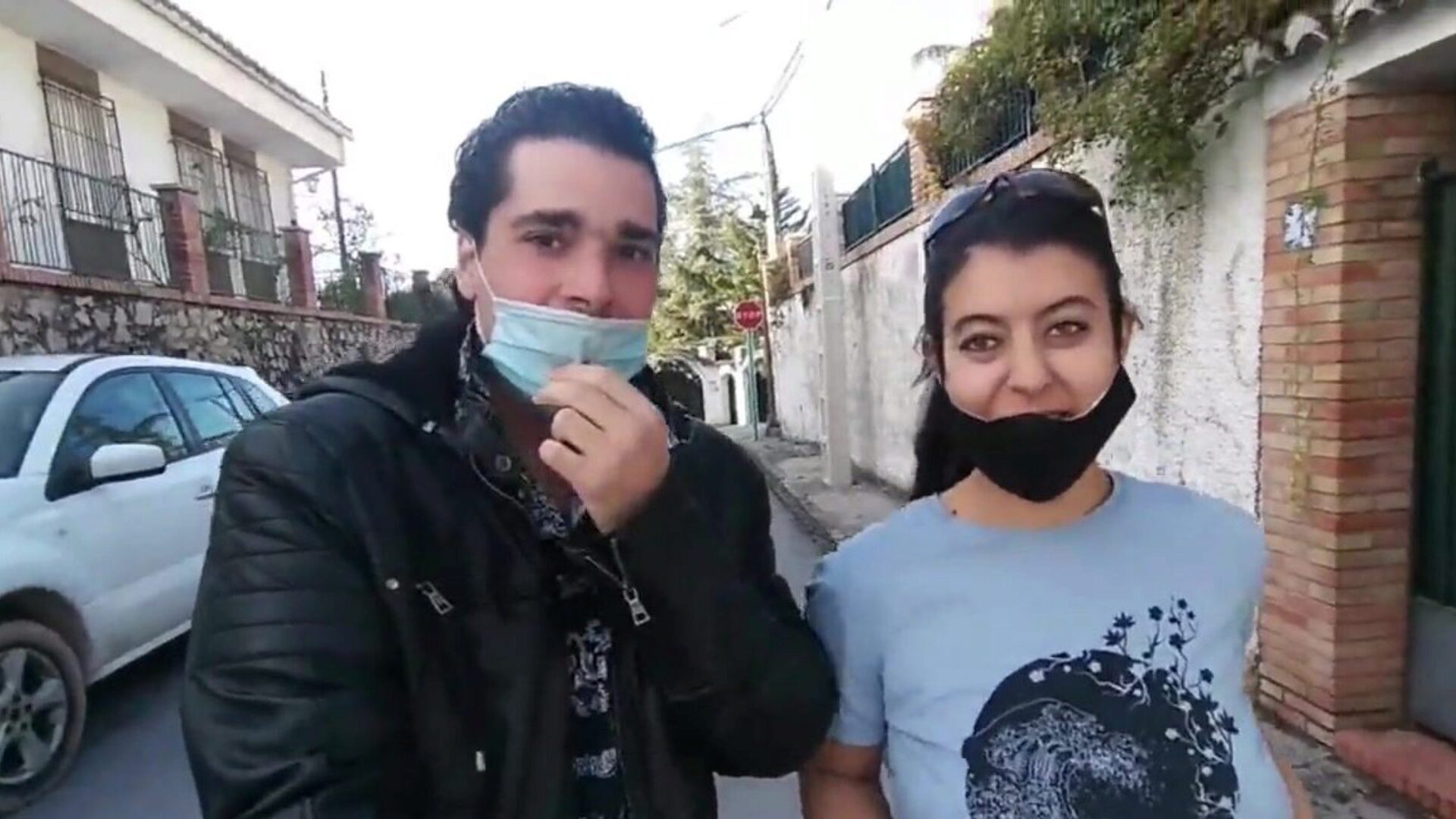 Risky Blowjob With Cum In Mouth, Almost Caught On The Street