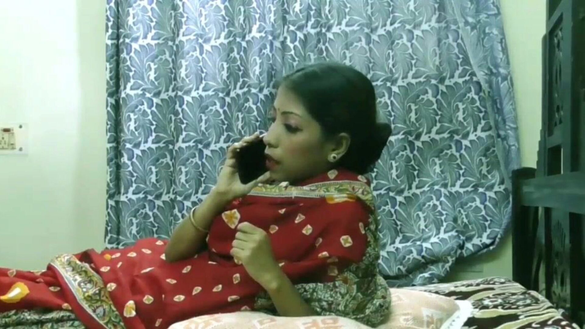 Indian lewd unsatisfied wifey having lovemaking with BA  caretaker:: With clear Hindi audio