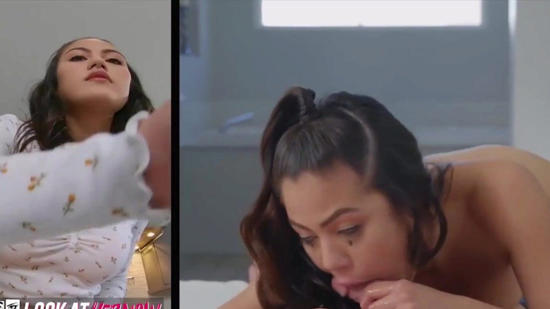 Wild Asian (Kendra Spade) Fucks A Big Cock And Squirts All Over - Look At Her Now